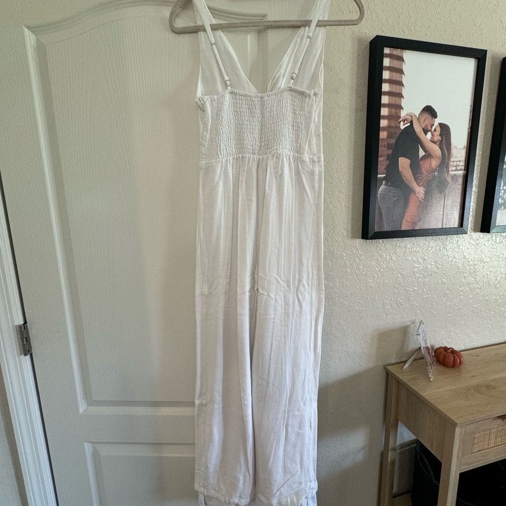 Francesca’s White Jumpsuit - Picture 3 of 3